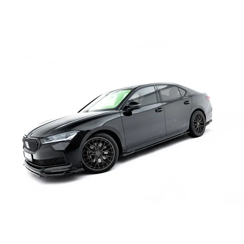 ENSEMBLE DIFFUSEUR V.1 SKODA SUPERB SPORTLINE MK4 - MAXTONDESIGN - FINITION NOIR BRILLANT Offre Exclusive