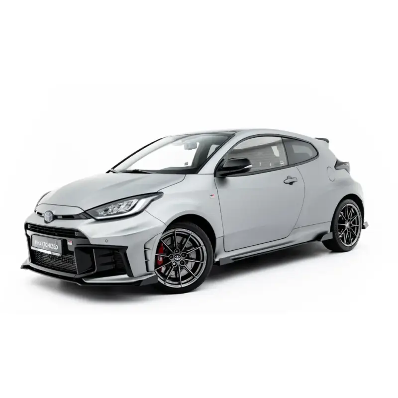 STREET PRO RAJOUTS DES BAS DE CAISSE + FLAPS TOYOTA GR YARIS MK4 FACELIFT - MAXTONDESIGN - NOIR MAT + FLAPS Prix Choc