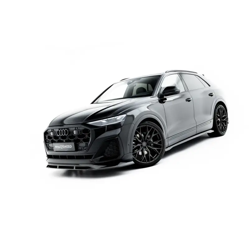 Marque SET OF PREPREG CARBON SPLITTERS AUDI Q8 S-LINE MK1 FACELIFT - MAXTONDESIGN - CARBON VERITABLE