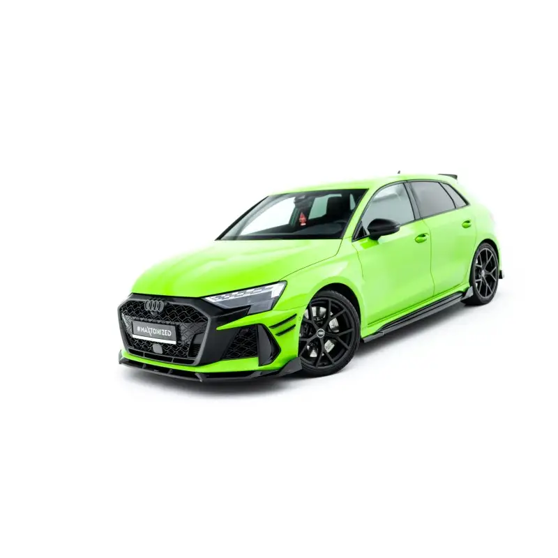 Prix Réduit ENSEMBLE DIFFUSEUR V.2 AUDI RS3 SPORTBACK 8Y FACELIFT - MAXTONDESIGN - FINITION NOIR BRILLANT