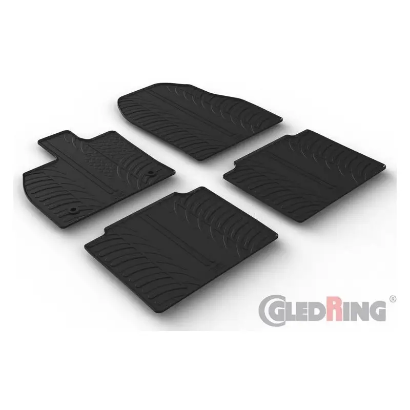 TAPIS DE SOL - TAPIS INTERIEUR EN CAOUTCHOUC POUR TOYOTA BZ4X & SUBARU SOLTERRA (21-) Dernier Modèle