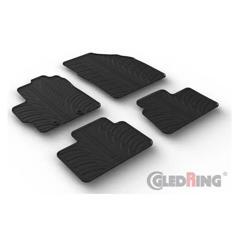 TAPIS DE SOL - TAPIS INTERIEUR EN CAOUTCHOUC POUR TOYOTA AYGO X (22-24) Produit De Marque