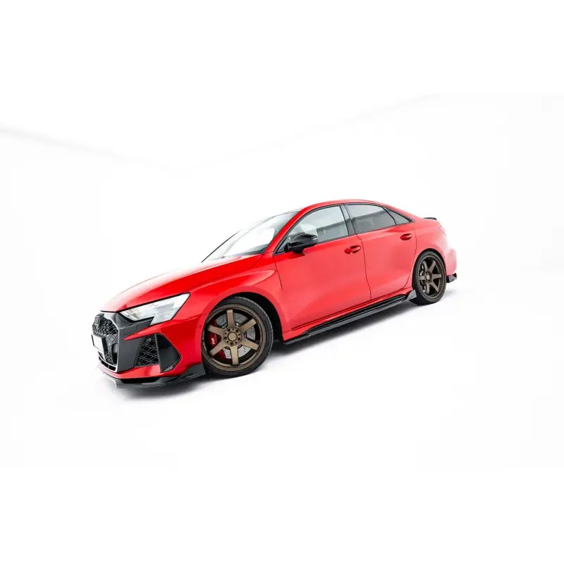 KIT DE LAMES MAXTONDESIGN V.2 AUDI RS3 SEDAN 8Y FACELIFT - MAXTONDESIGN - FINITION NOIR BRILLANT Bon Plan