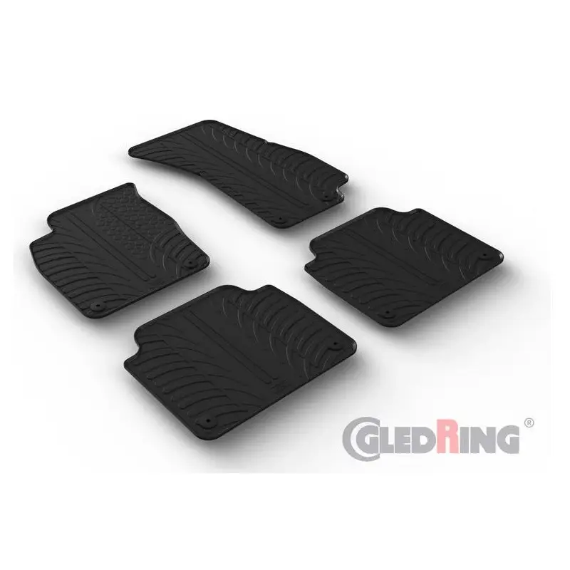 TAPIS DE SOL - TAPIS INTERIEUR EN CAOUTCHOUC POUR AUDI A8 (4N) (18-21) Nouvelle Collection