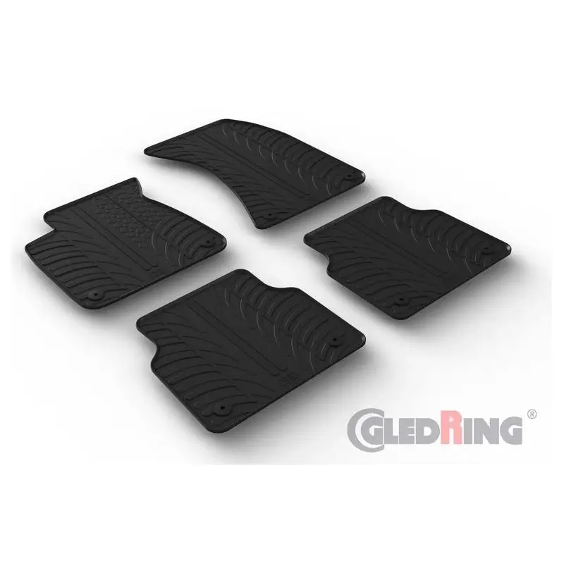 Promotion TAPIS DE SOL - TAPIS INTERIEUR EN CAOUTCHOUC POUR AUDI A8 (4H) (10-17)