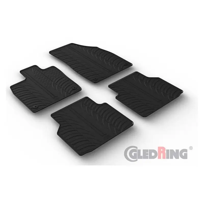 Usine Directe TAPIS DE SOL - TAPIS INTERIEUR EN CAOUTCHOUC POUR AUDI Q4 E-TRON (F4B) & SPORTBACK (22-24)