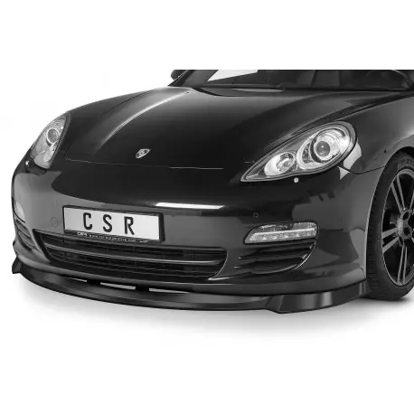 Meilleure Vente LAME DU PARE-CHOCS AVANT PORSCHE PANAMERA 970 (09-13) - NOIR BRILLANT