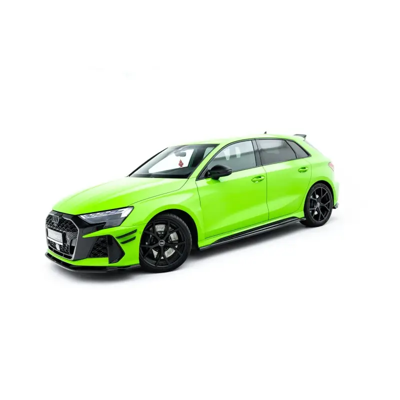 Offre Limitée ENSEMBLE DIFFUSEUR V.1 AUDI RS3 SPORTBACK 8Y FACELIFT - MAXTONDESIGN - FINITION NOIR BRILLANT