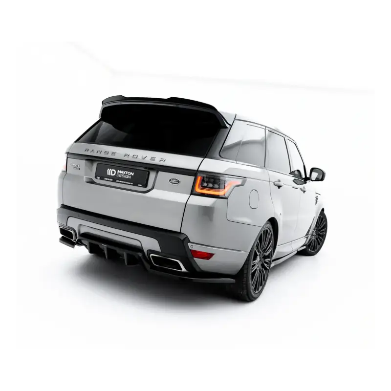 Produit De Marque ARRIERE SPLITTER (AVEC UNE BARRE VERTICALE) LAND ROVER RANGE ROVER SPORT MK2 FACELIFT - MAXTONDESIGN - FINITION NOIR BRILLANT