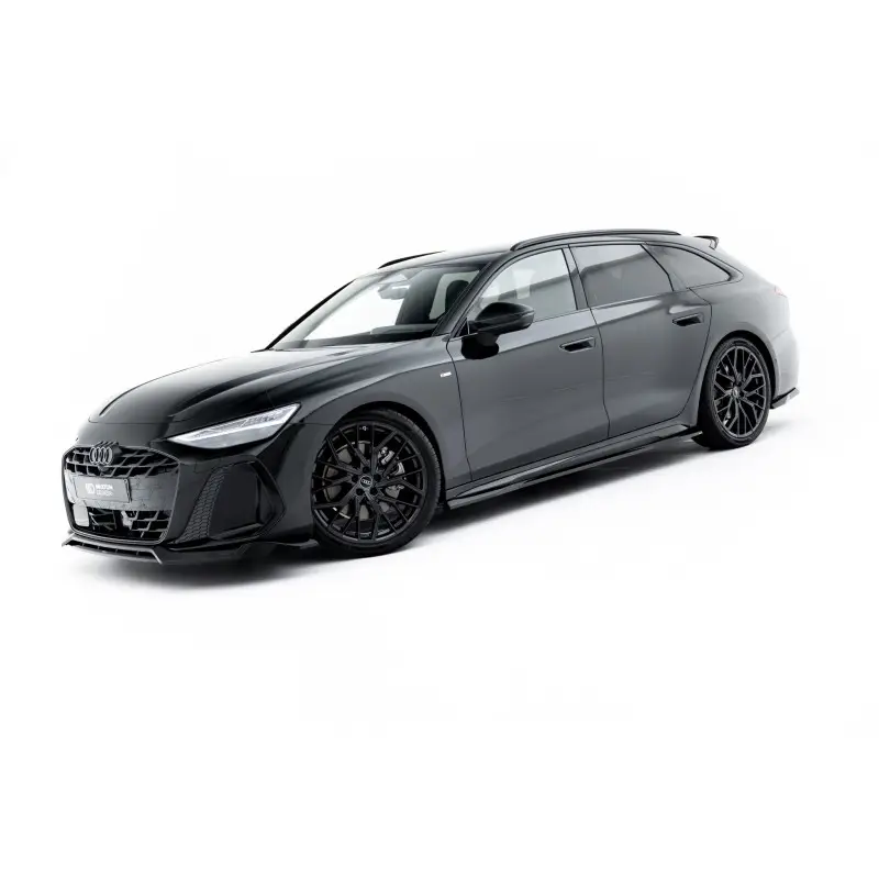 ENSEMBLE DIFFUSEUR V.1 AUDI A6 S-LINE AVANT C9 - MAXTONDESIGN - FINITION NOIR BRILLANT Expédié Aujourd’hui