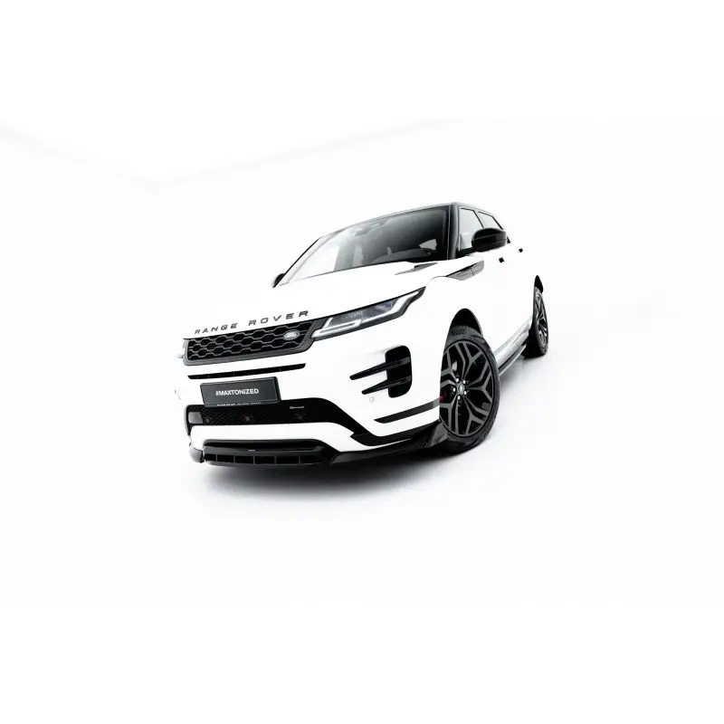 Prix Cassé LAME DU PARE-CHOCS AVANT LAND ROVER RANGE ROVER EVOQUE DYNAMIC MK2 - MAXTONDESIGN - FINITION NOIR BRILLANT