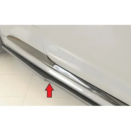 Offre Limitée LAME DE BAS DE CAISSE DROIT AUDI RS5 B9 (17-20) - RIEGER - NOIR MAT - COUPE
