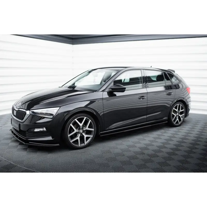 ENSEMBLE DIFFUSEUR - KIT DE LAMES SKODA SCALA MK1 - MAXTONDESIGN - FINITION NOIR BRILLANT Meilleur Prix