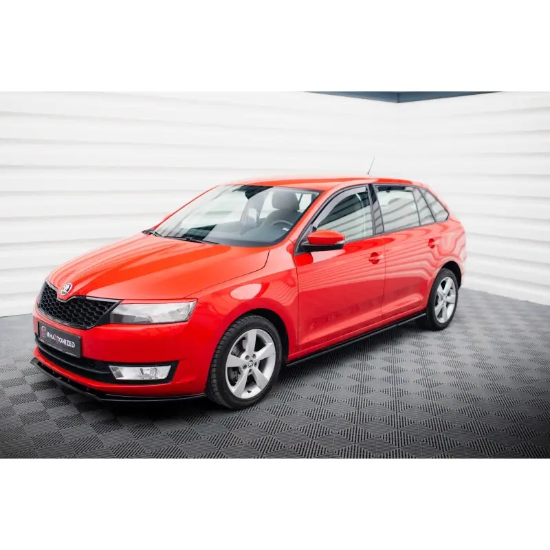 Dernier Modèle ENSEMBLE DIFFUSEUR - KIT DE LAMES SKODA RAPID SPACEBACK - MAXTONDESIGN - FINITION NOIR BRILLANT