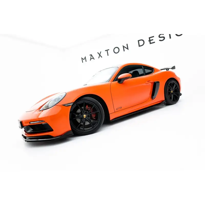 Prix Promo ENSEMBLE DIFFUSEUR - KIT DE LAMES PORSCHE 718 CAYMAN GTS 982C - MAXTONDESIGN - FINITION NOIR BRILLANT