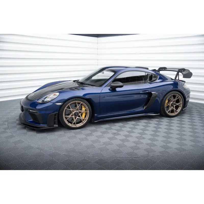 Acheter Direct ENSEMBLE DIFFUSEUR - KIT DE LAMES PORSCHE 718 CAYMAN GT4 RS 982C - MAXTONDESIGN - FINITION NOIR BRILLANT