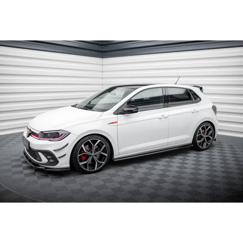 Jusqu’à Épuisement Des Stocks KIT COMPLET DE LAMES MAXTONDESIGN POUR VOLKSWAGEN POLO GTI MK6 FACELIFT - MAXTONDESIGN - FINITION NOIR BRILLANT