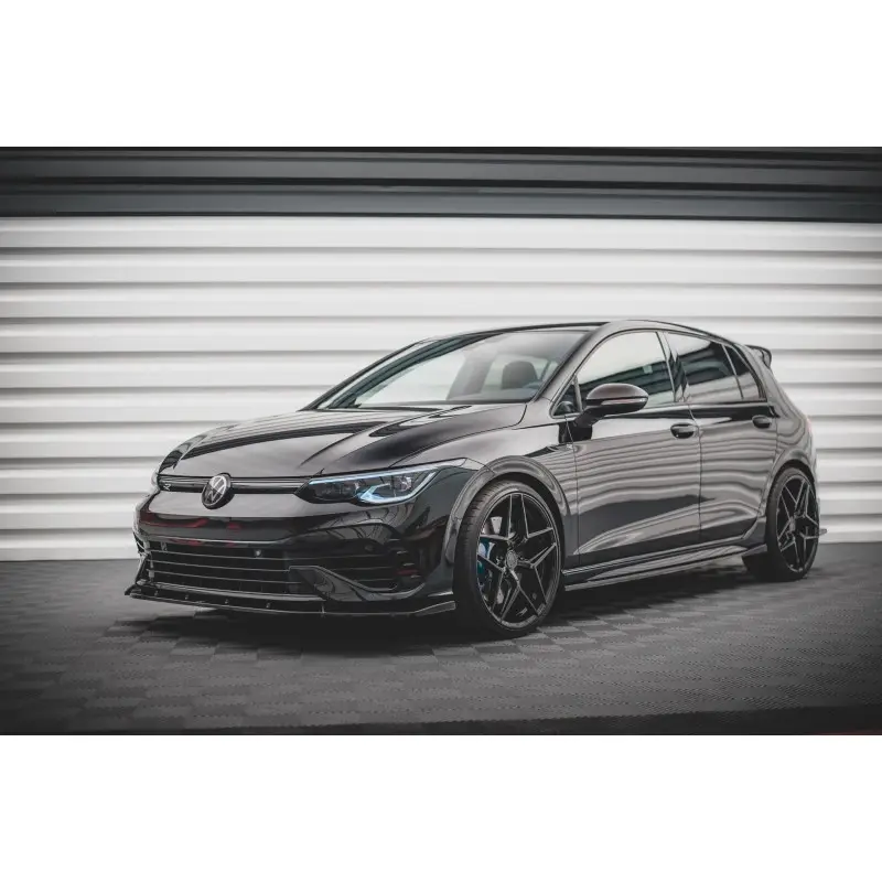 Authentique KIT COMPLET DE LAMES MAXTONDESIGN POUR VOLKSWAGEN GOLF R MK8 - MAXTONDESIGN - FINITION NOIR BRILLANT