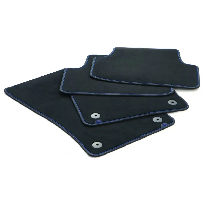 SET DE 4 TAPIS DE SOL TISSUS POUR VW GOLF 8 R (20-25) - BLEU - ORIGINE VW Nouveauté