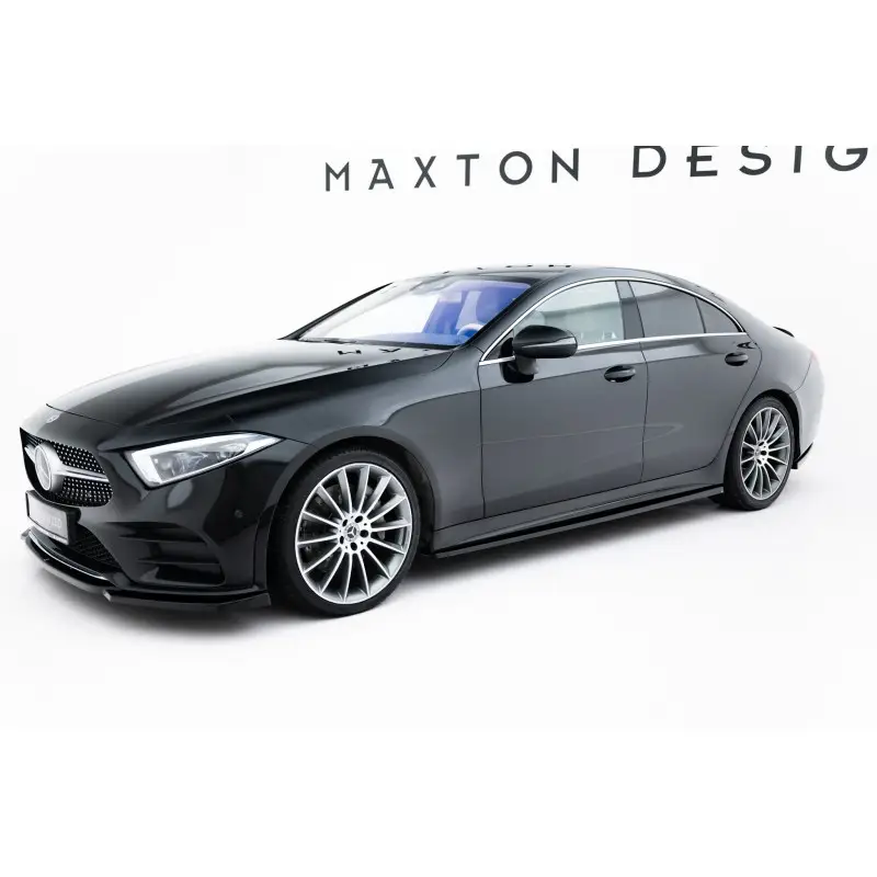 ENSEMBLE DIFFUSEUR - KIT DE LAMES MERCEDES-BENZ CLS AMG-LINE C257 - MAXTONDESIGN - FINITION NOIR BRILLANT Expédition Rapide