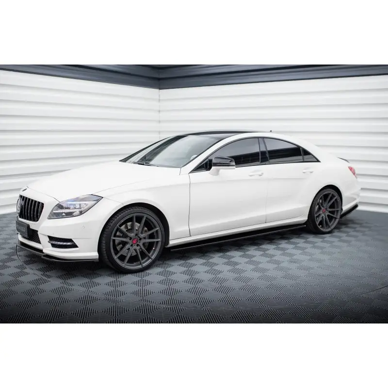 ENSEMBLE DIFFUSEUR - KIT DE LAMES MERCEDES-BENZ CLS AMG-LINE C218 - MAXTONDESIGN - FINITION NOIR BRILLANT Petit Prix