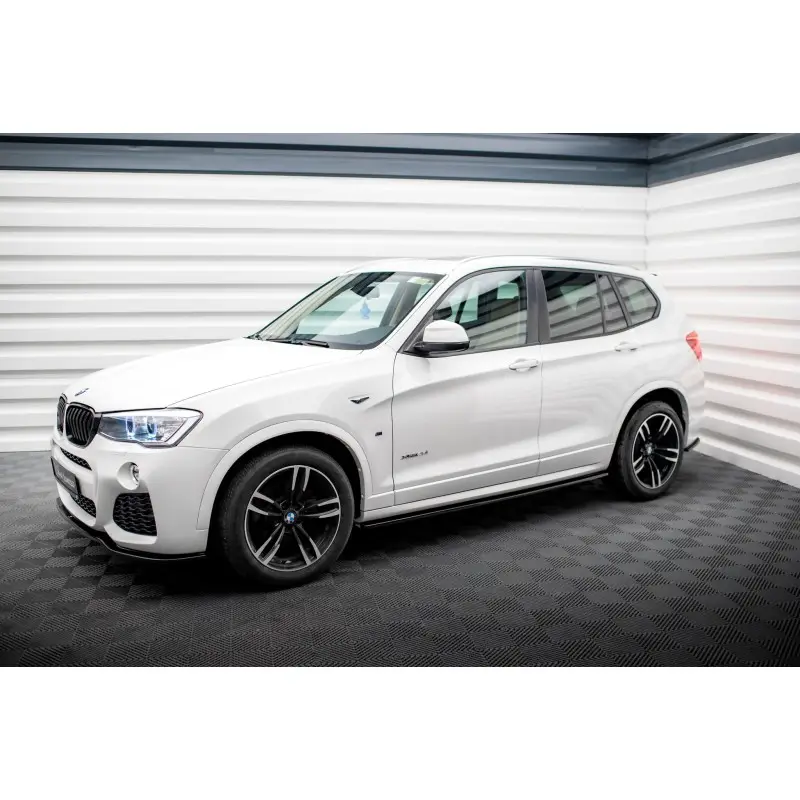 Satisfait Ou Remboursé ENSEMBLE DIFFUSEUR - KIT DE LAMES BMW X3 M-PACK F25 FACELIFT - MAXTONDESIGN - FINITION NOIR BRILLANT