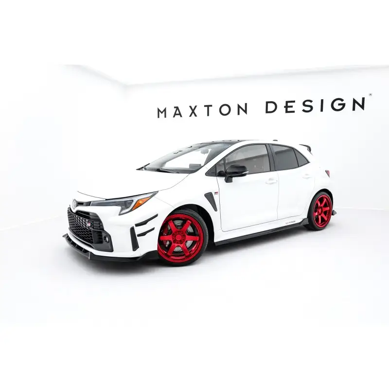 Populaire KIT COMPLET DE LAMES MAXTONDESIGN POUR V.2 TOYOTA GR COROLLA MK12 - MAXTONDESIGN - FINITION NOIR BRILLANT