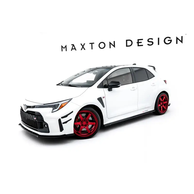 Offre Spéciale KIT COMPLET DE LAMES MAXTONDESIGN POUR V.1 TOYOTA GR COROLLA MK12 - MAXTONDESIGN - FINITION NOIR BRILLANT