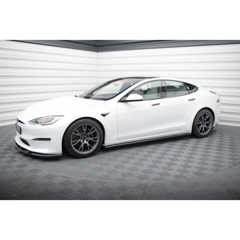 KIT COMPLET DE LAMES MAXTONDESIGN POUR TESLA MODEL S PLAID MK1 FACELIFT - MAXTONDESIGN - FINITION NOIR BRILLANT Authentique