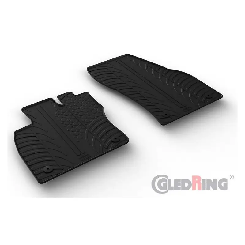 TAPIS DE SOL - TAPIS INTERIEUR EN CAOUTCHOUC POUR VW CADDY V BOX (20-23) Paiement Sécurisé