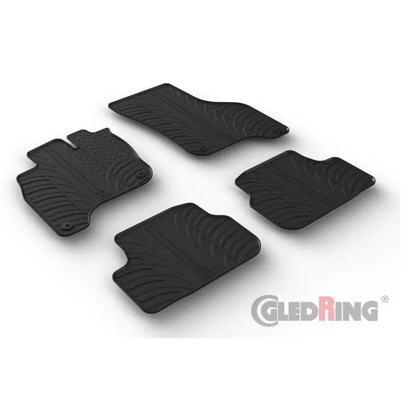 Prix Promo TAPIS DE SOL - TAPIS INTERIEUR EN CAOUTCHOUC POUR VW E-GOLF VII (14-19)