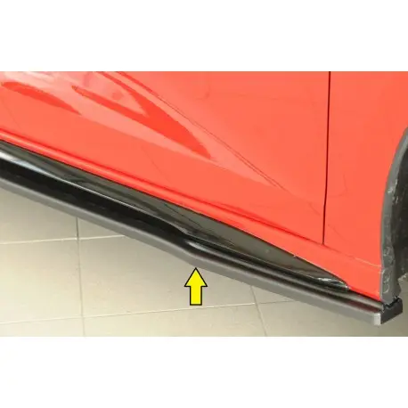 LAME DE BAS DE CAISSE DROIT AUDI A3 8Y - RIEGER - NOIR MAT (19-25) Prix Réduit