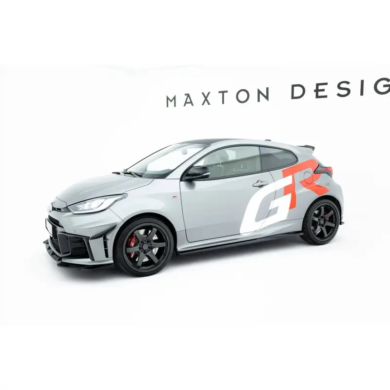 ENSEMBLE DIFFUSEUR V.1 TOYOTA GR YARIS MK4 FACELIFT - MAXTONDESIGN - FINITION NOIR BRILLANT Offre Du Jour