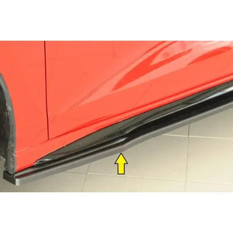 Offre Du Jour LAME DE BAS DE CAISSE GAUCHE AUDI A3 8Y - RIEGER - NOIR MAT (19-25)