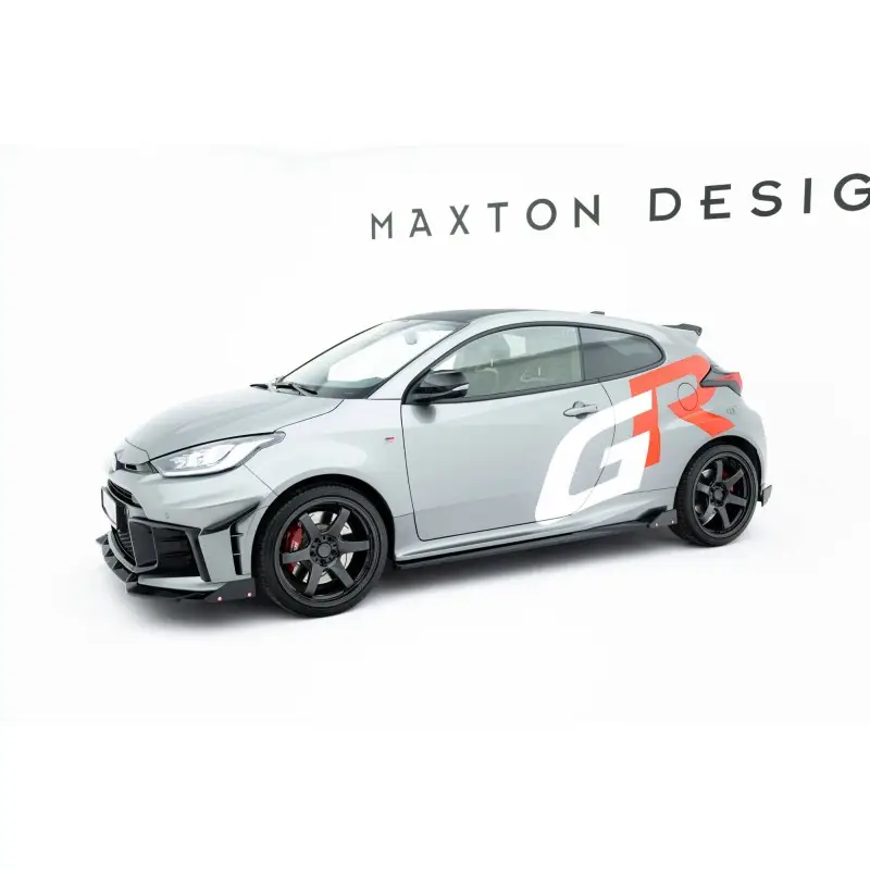 ENSEMBLE DIFFUSEUR V.2 TOYOTA GR YARIS MK4 FACELIFT - MAXTONDESIGN - FINITION NOIR BRILLANT Bon Plan