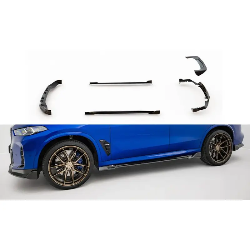 SET DE LAMES - KIT CARBON COMPLET - SPLITTERS BMW X5 M-PACK G05 FACELIFT - MAXTONDESIGN - VERITABLE CARBON Paiement Sécurisé