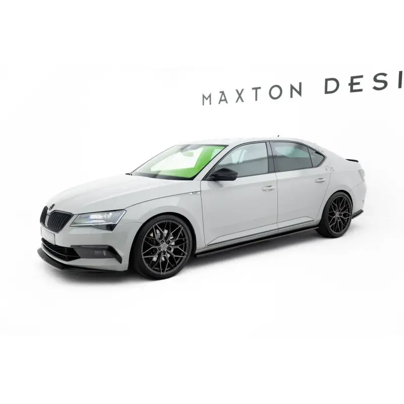 Livraison Gratuite KIT COMPLET DE LAMES MAXTONDESIGN POUR V.2 SKODA SUPERB LIFTBACK MK3 - MAXTONDESIGN - FINITION NOIR BRILLANT