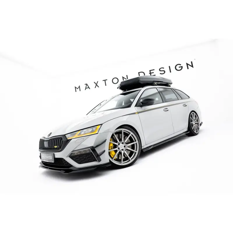 Promotion KIT COMPLET DE LAMES MAXTONDESIGN POUR V.1 SKODA OCTAVIA RS COMBI MK4 - MAXTONDESIGN - FINITION NOIR BRILLANT