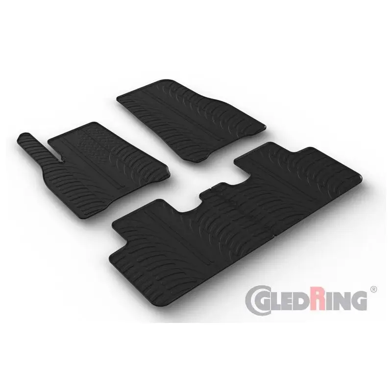 TAPIS DE SOL - TAPIS INTERIEUR EN CAOUTCHOUC POUR TESLA MODEL Y (20-23) Prix Bas