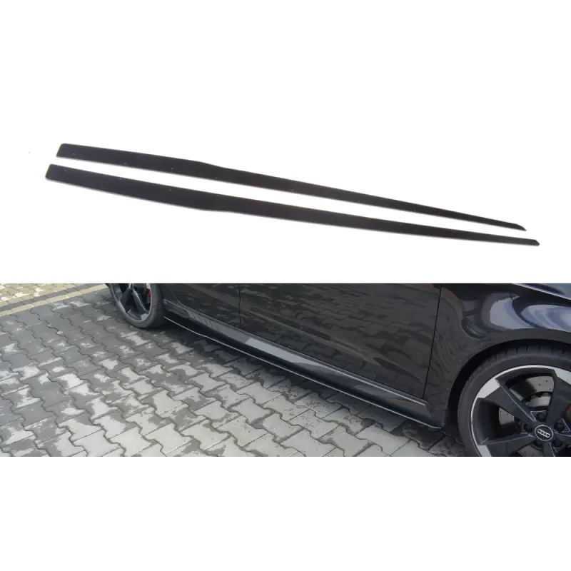 Dernier Modèle SPORT RAJOUTS DES BAS DE CAISSE POUR V.1 AUDI RS3 8V FL SPORTBACK - MAXTON DESIGN