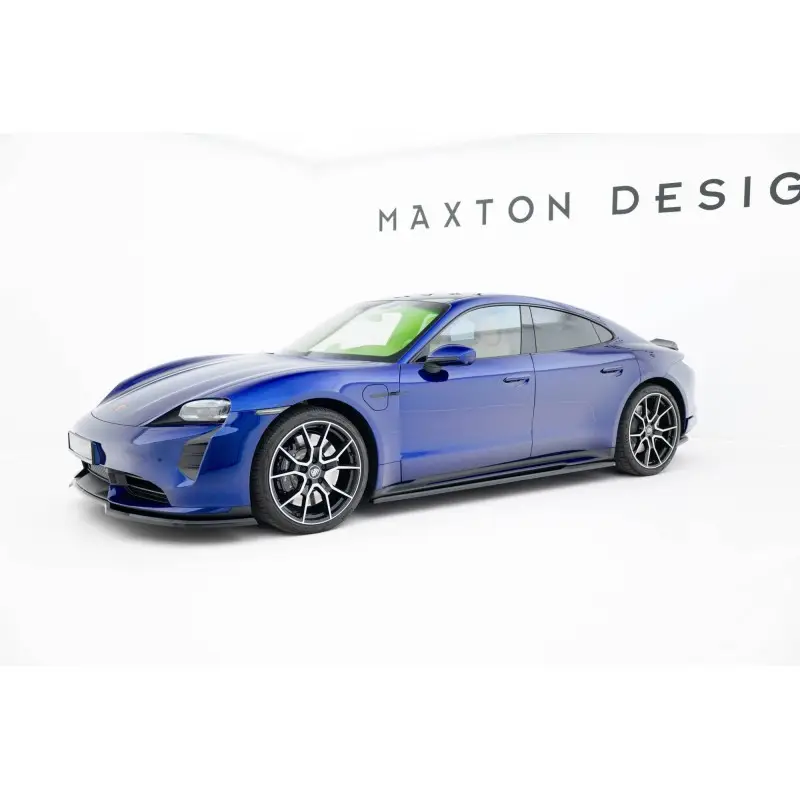 Acheter Direct KIT COMPLET DE LAMES MAXTONDESIGN POUR PORSCHE TAYCAN TURBO S MK1- MAXTONDESIGN - FINITION NOIR BRILLANT