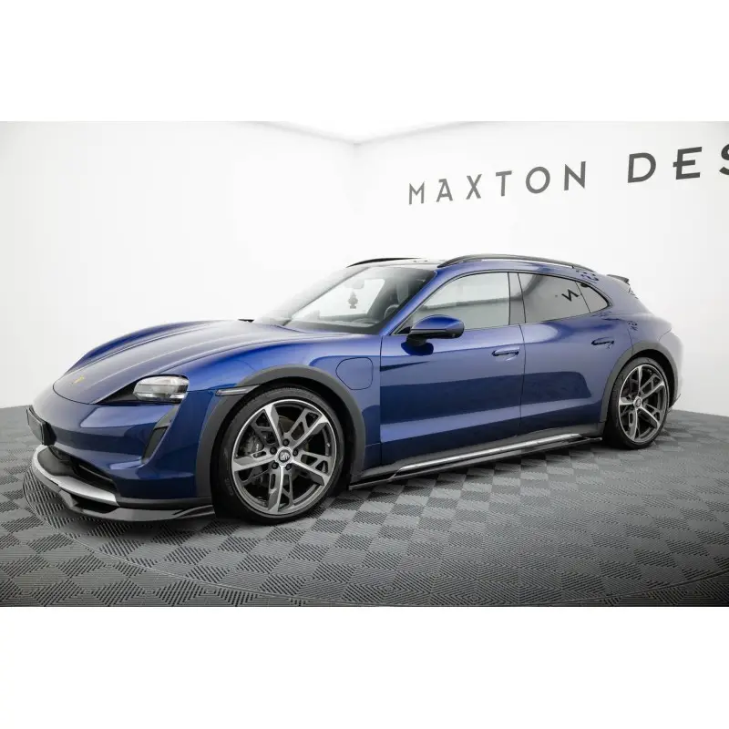 Produit De Marque KIT COMPLET DE LAMES MAXTONDESIGN POUR PORSCHE TAYCAN CROSS TURISMO 4S - MAXTONDESIGN - FINITION NOIR BRILLANT