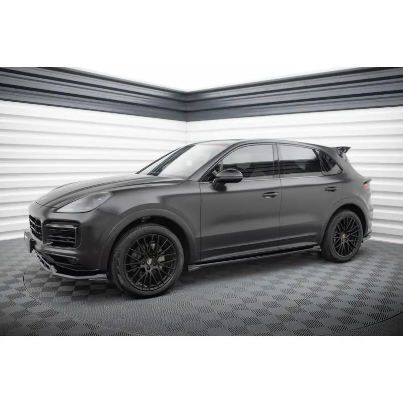 KIT COMPLET DE LAMES MAXTONDESIGN POUR PORSCHE CAYENNE SUV SPORT DESIGN MK3 - MAXTONDESIGN - FINITION NOIR BRILLANT Expédié Aujourd’hui