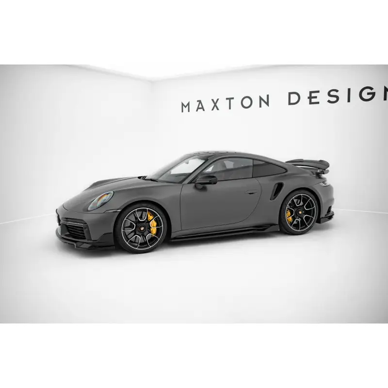 Satisfait Ou Remboursé KIT COMPLET DE LAMES MAXTONDESIGN POUR PORSCHE 911 TURBO S SPORT PACKAGE 992 - MAXTONDESIGN - FINITION NOIR BRILLANT