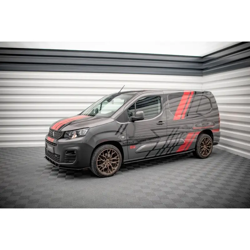 KIT COMPLET DE LAMES MAXTONDESIGN POUR PEUGEOT PARTNER MK3 - MAXTONDESIGN - FINITION NOIR BRILLANT Prix Réduit