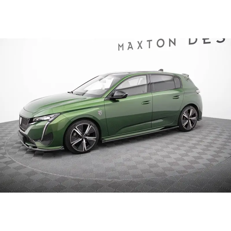 Nouvelle Collection KIT COMPLET DE LAMES MAXTONDESIGN POUR PEUGEOT 308 GT HATCHBACK MK3 - MAXTONDESIGN - FINITION NOIR BRILLANT