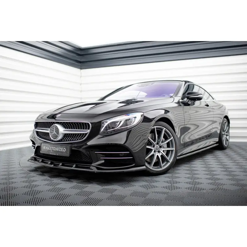 Must-Have KIT COMPLET DE LAMES MAXTONDESIGN POUR MERCEDES-BENZ S COUPE AMG-LINE C217 FACELIFT- MAXTONDESIGN - FINITION NOIR BRILLANT
