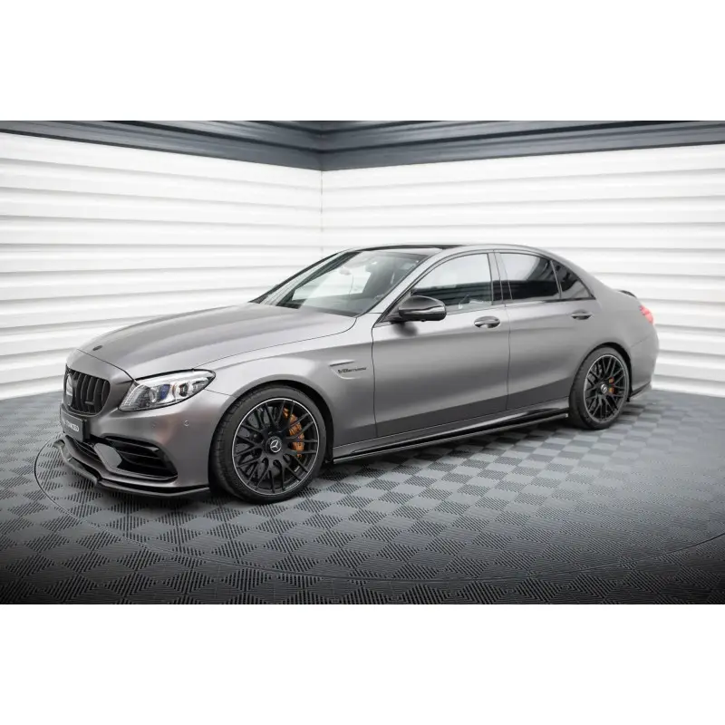 KIT COMPLET DE LAMES MAXTONDESIGN POUR MERCEDES-AMG C63 SEDAN / ESTATE W205 FACELIFT - MAXTONDESIGN - FINITION NOIR BRILLANT Promotion Saisonnière