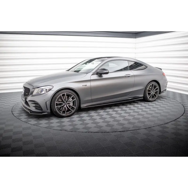 Dernier Modèle KIT COMPLET DE LAMES MAXTONDESIGN POUR MERCEDES-AMG C43 COUPE C205 FACELIFT - MAXTONDESIGN - FINITION NOIR BRILLANT