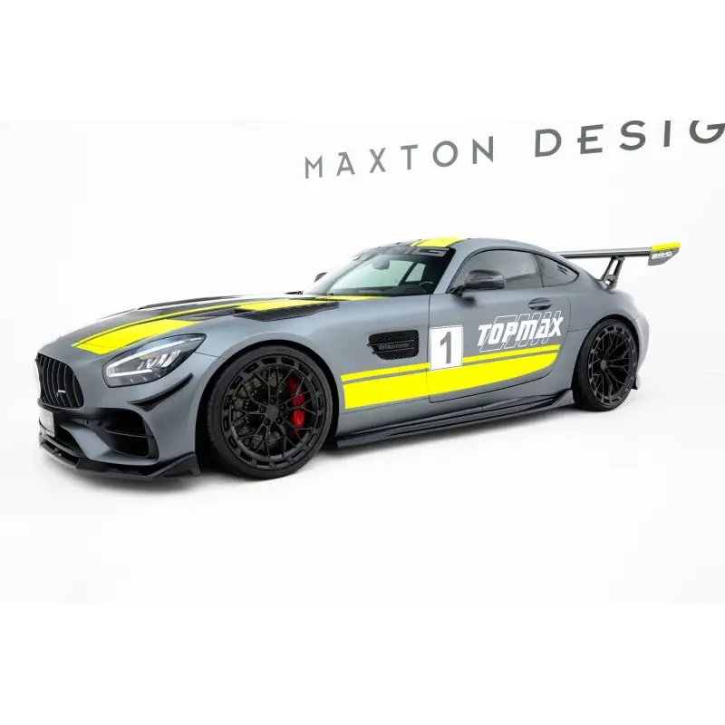 Offre Limitée KIT COMPLET DE LAMES MAXTONDESIGN POUR MERCEDES-AMG GT C C190 FACELIFT - MAXTONDESIGN - FINITION NOIR BRILLANT